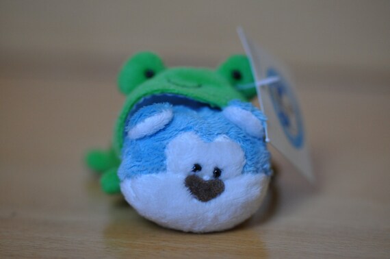 blue bear morning glory plush