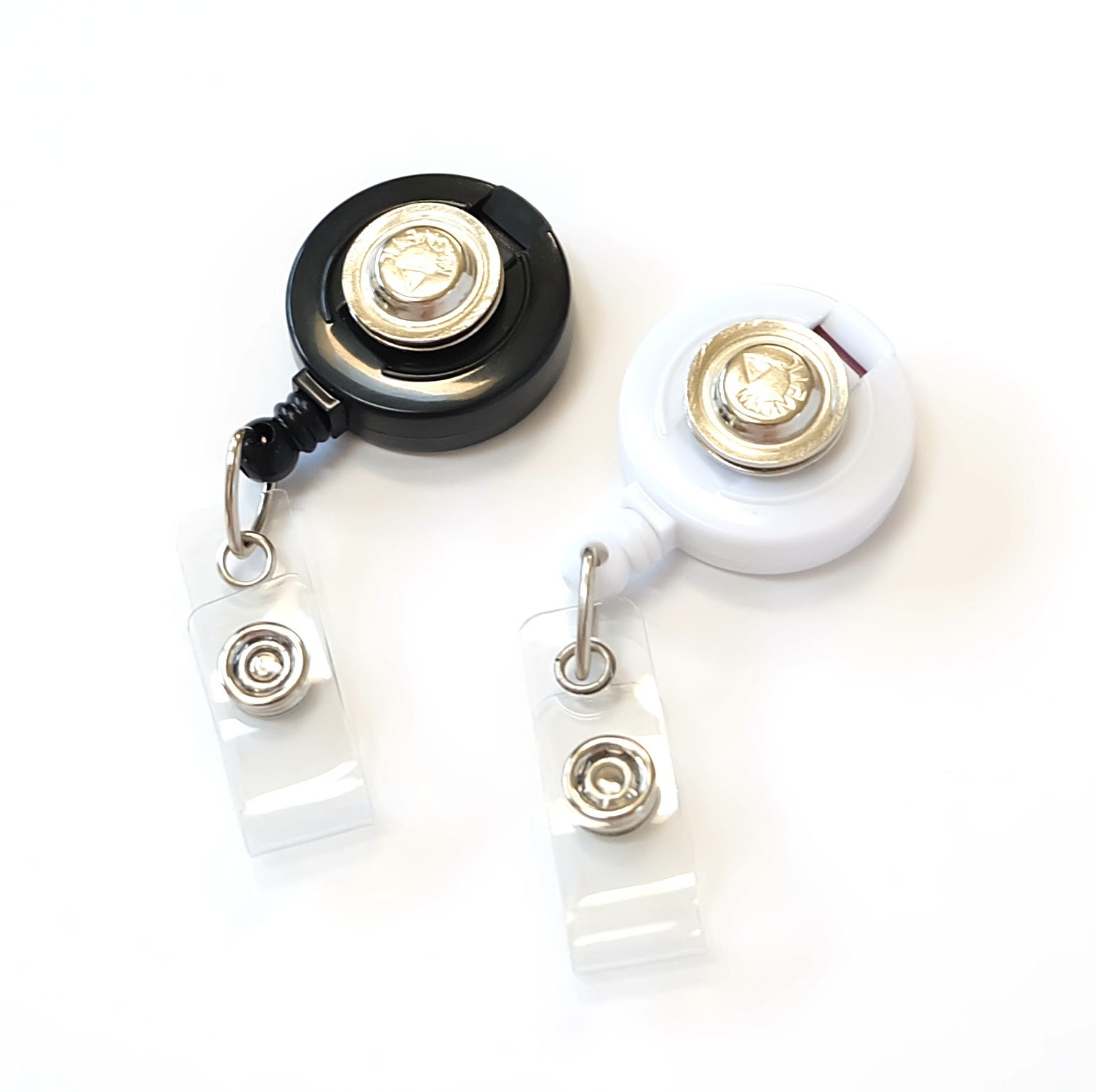 Back Badge Reels Plain Back Badge Holders