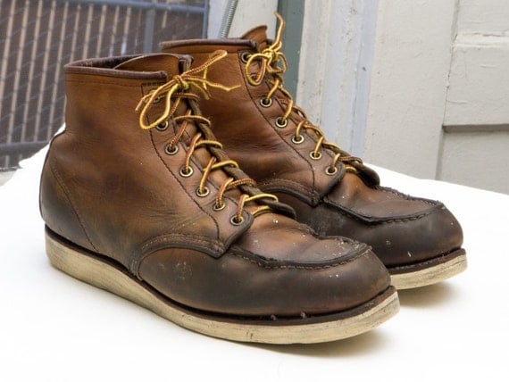 Vintage RED WING 875 BOOTS sz 9.5 10 Made in Usa