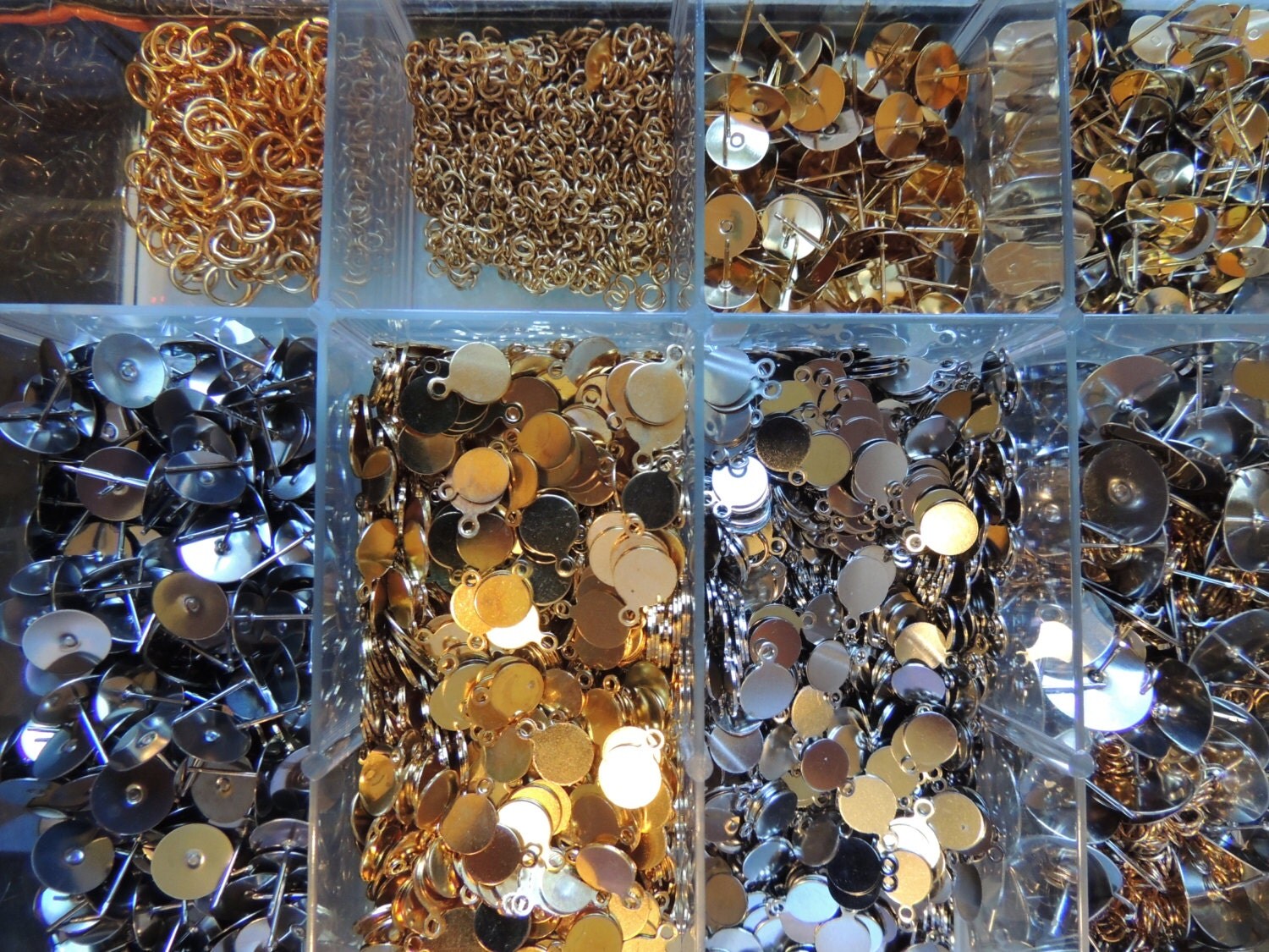 Thousand Plus Jewelry Making Findings Lot 4 lbs. by DsStash