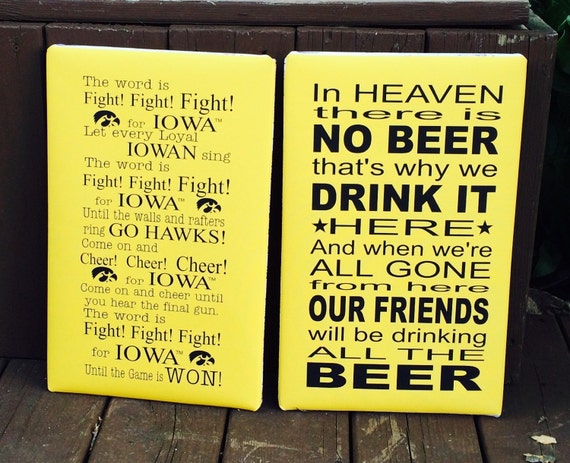 in heaven there is no beer iowa shirt