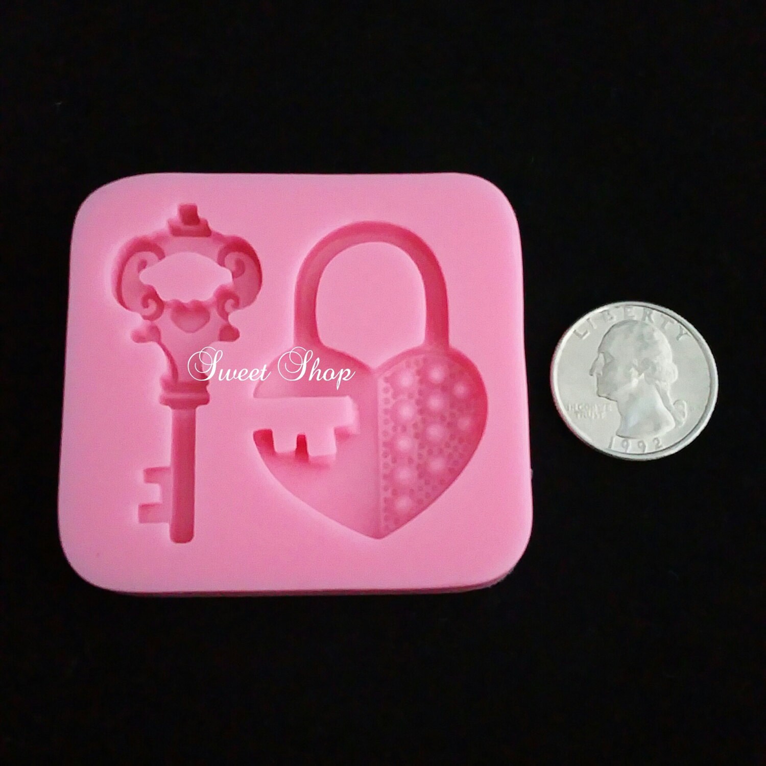 Lock & Key Mold from SugaryEssentials on Etsy Studio