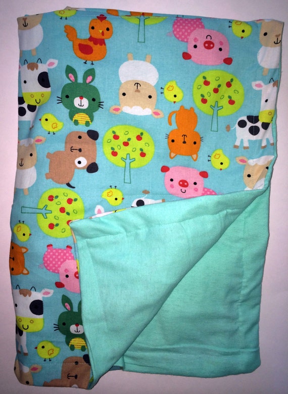 Sensory WEIGHTED BLANKET Farm Animals Young Child Autism