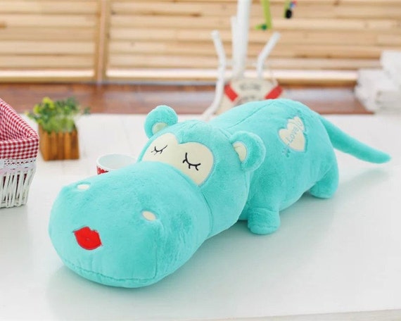 large stuffed hippos