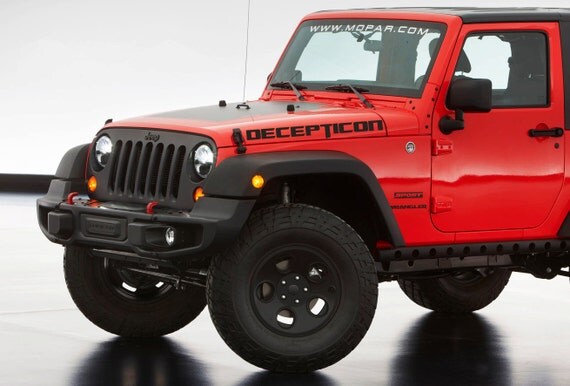 Decepticon jeep decal #3