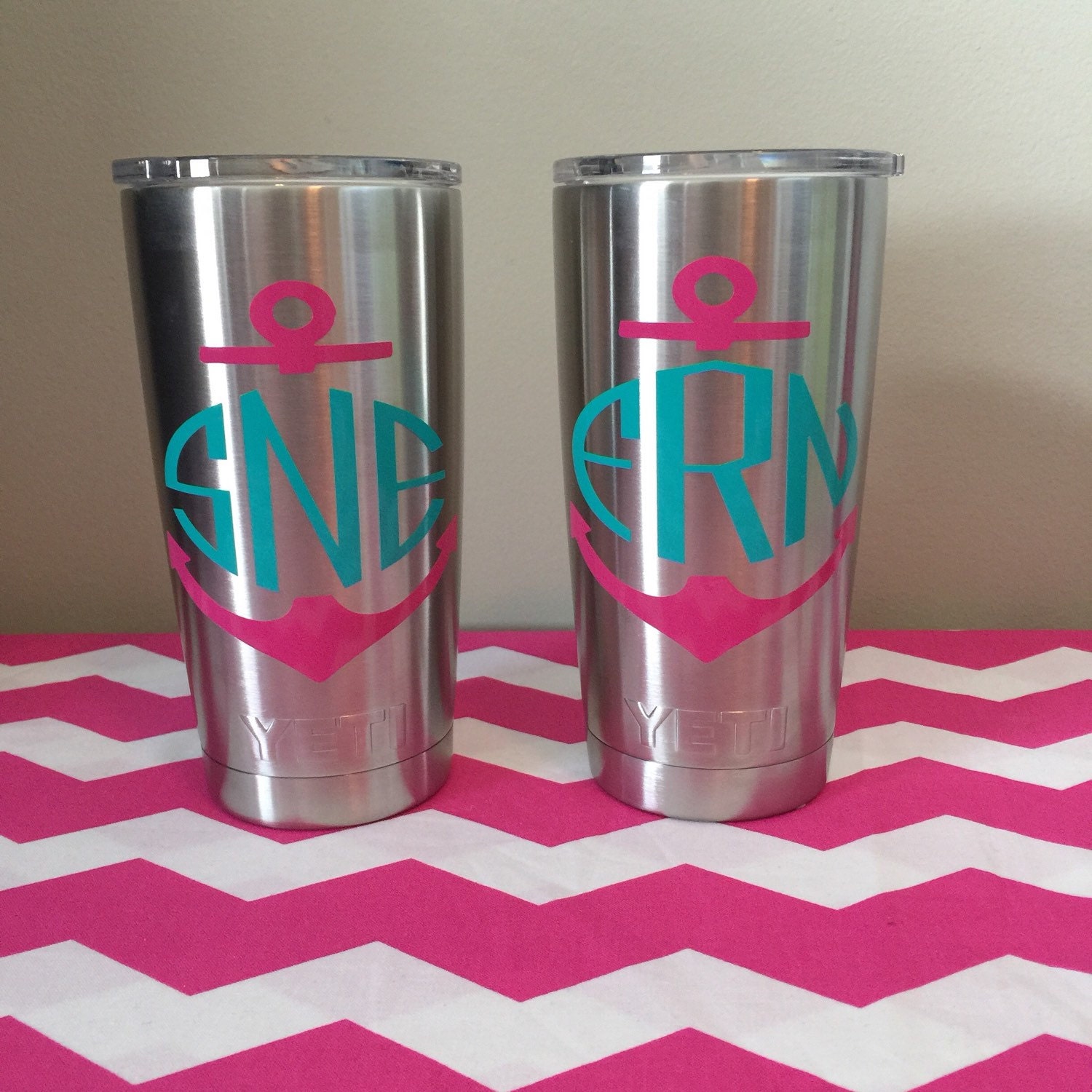 monogrammed yeti mug