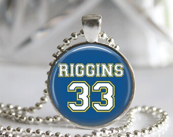 Friday Night Lights Tim Riggins #33 Jersey Pendant Necklace or Keychain
