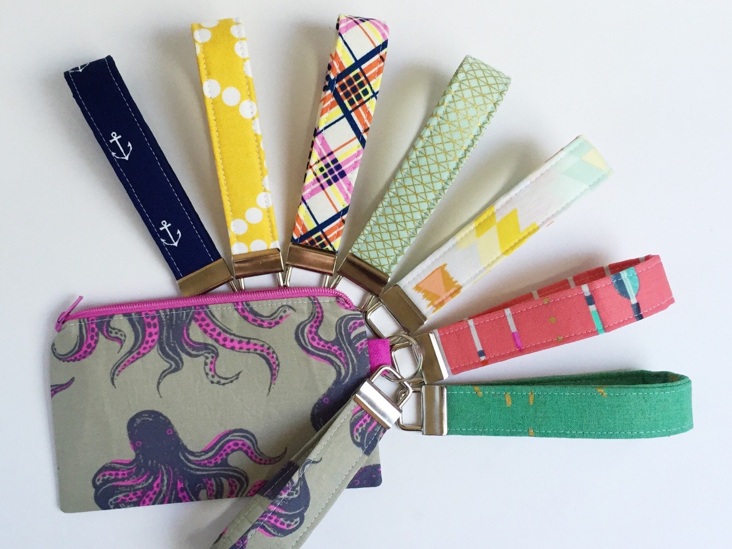 Wrist Strap key chain add to any order by CandiedCottons on Etsy