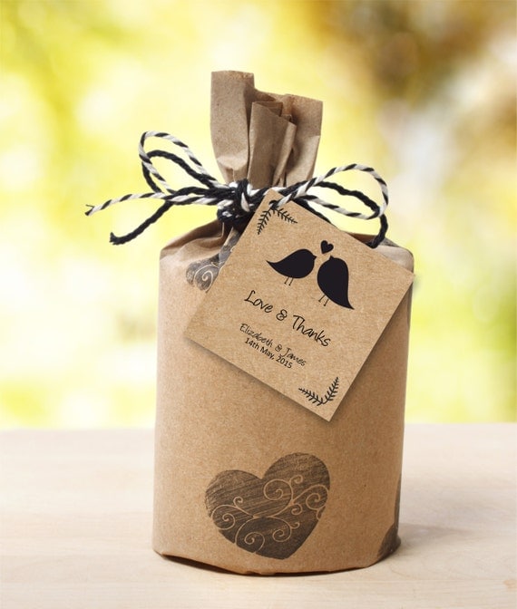 Favor Tags Template, Editable Text, Casual Birdie Wedding Favor Tags ...
