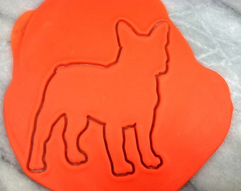 French Bulldog Cookie Cutter - SHARP EDGES - FAST Shipping - Choose Your Own Size!