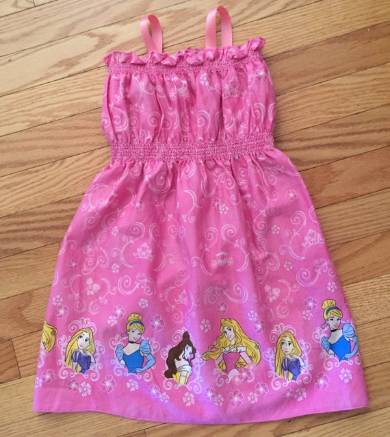 Girls' Pink Disney Princess Sundress 3T / by daintydarlingsdress