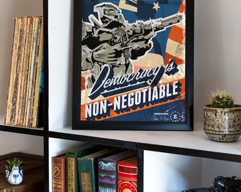 Fallout Enclave Inspired Propaganda Graphic Poster