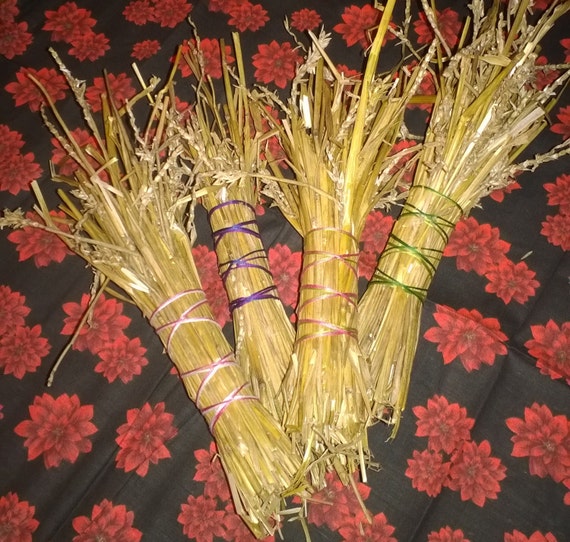 Wheat Straw Bundles by GypsyHealingCottage on Etsy