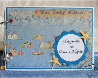 Baby's first photo album, baby memory book, baby photo book, baby book decorated patterned paper, baby scrapbook, personalized album boys