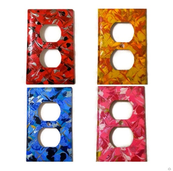 Items similar to Custom Color and Size Hand painted electrical outlet