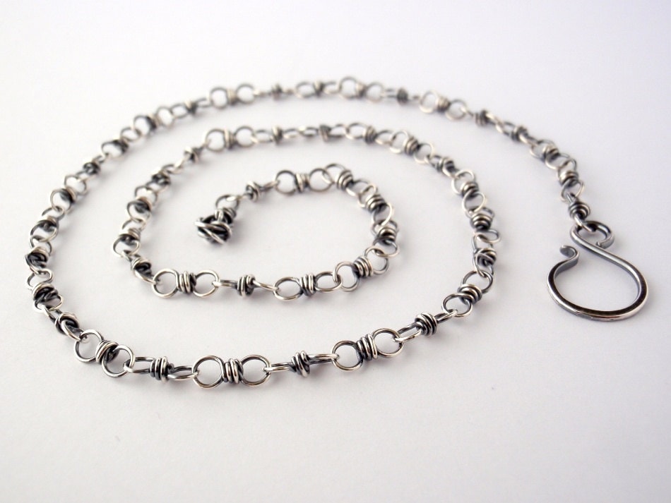 70cm Sterling Silver Chain 28 inch Handmade Chain by KarmicStar