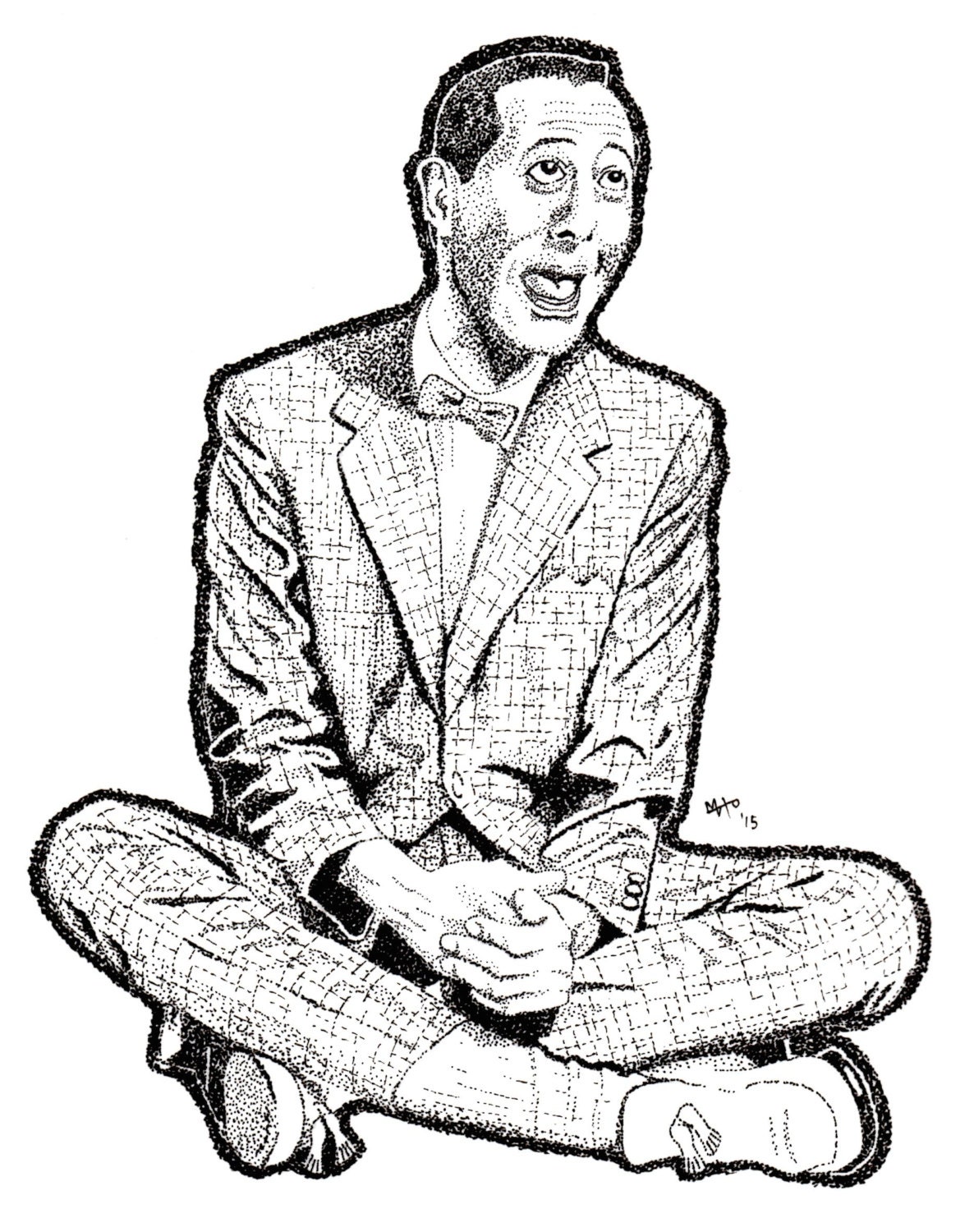 Pee Wee Herman Drawing