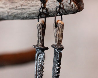Supernatural Ruby's Knife earrings SPN Demon Blade
