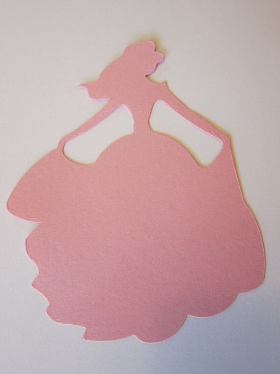 Items similar to 20 Princess Aurora Die Cut Shapes, Princess Die Cut ...