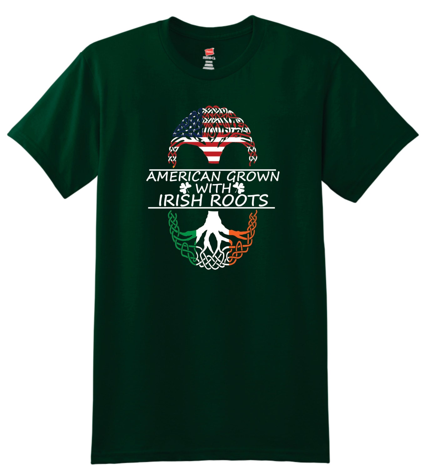 American Born with Irish Roots Irish T-Shirt by EireApparent