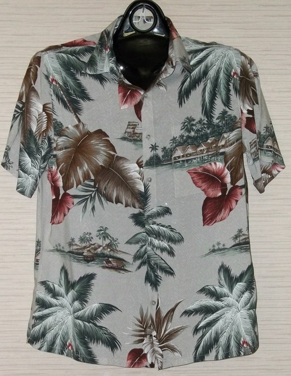 Beautiful Croft and Barrow brand Island Shirt/ Large/ Rayon/