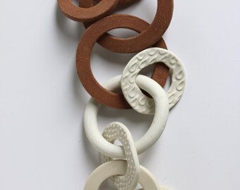 Ceramic Chain-link  Sculpture no.6