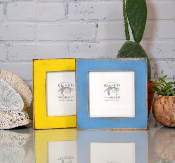 6x6 inch Square Picture Frame in 1.5inch standard style and