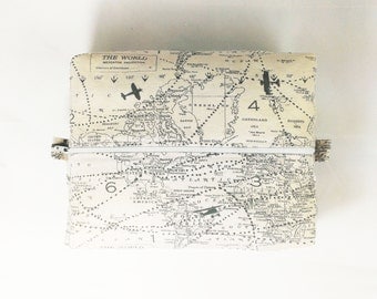Airplane Toiletry Bag World Map Woman Gift Makeup Case Bathroom Bag Cosmetic Case Travel Gift Pilot stocking stuffer