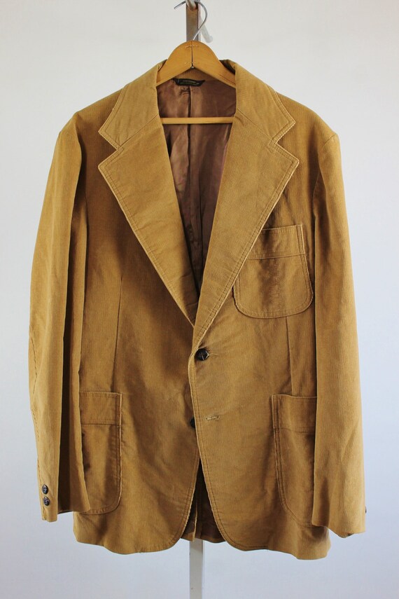SALE Vintage 70s Levis Corduroy Brown Jacket by gogovintage