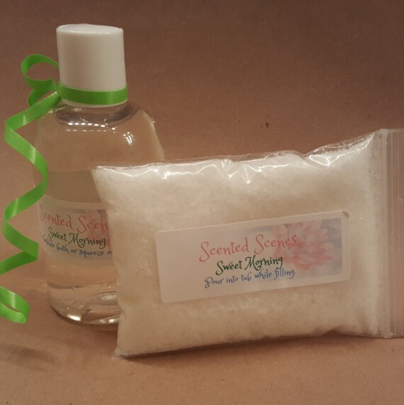 Bath Salt/Bath Soak and Shower Gel/Bubble bath by ScentedScenes