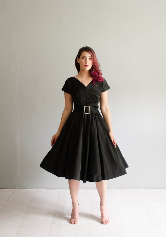 1950s little black dress