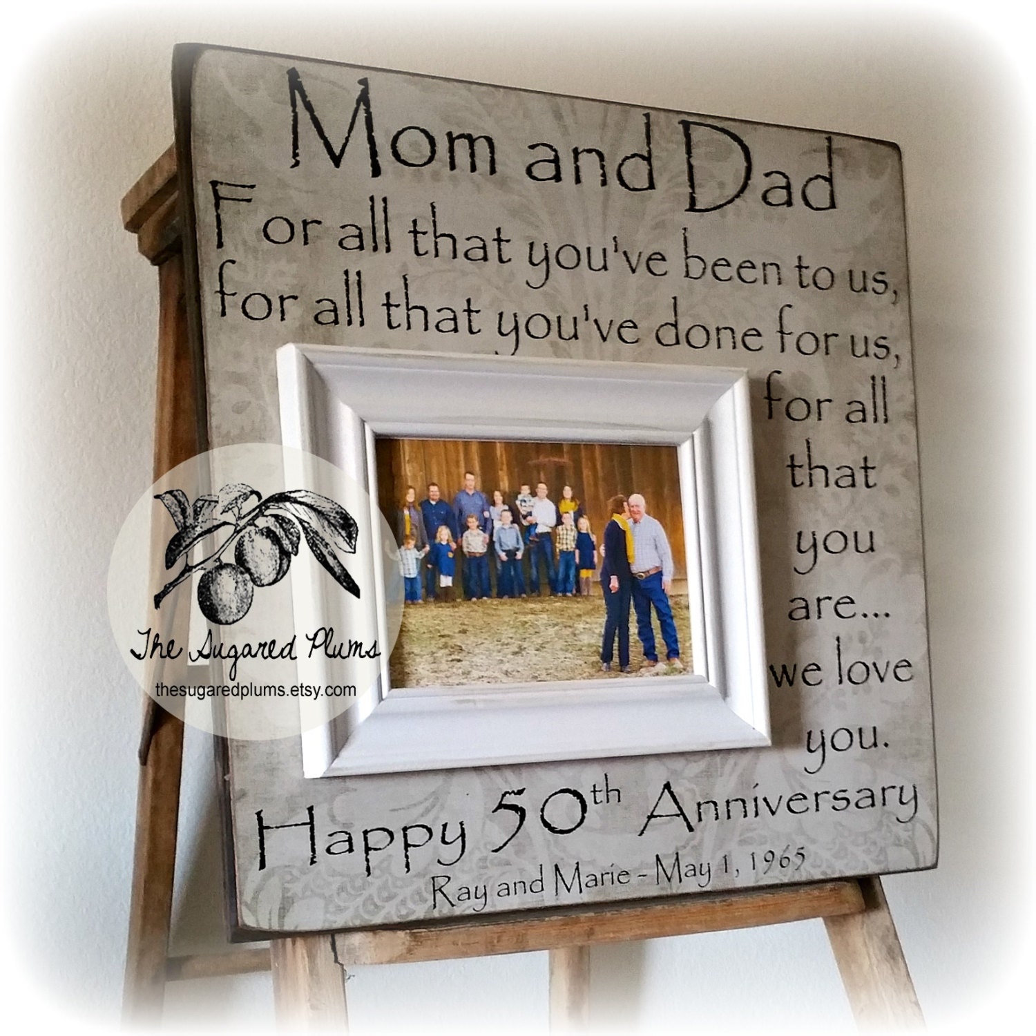 50th Anniversary  Gifts Parents  Anniversary  Gift by 