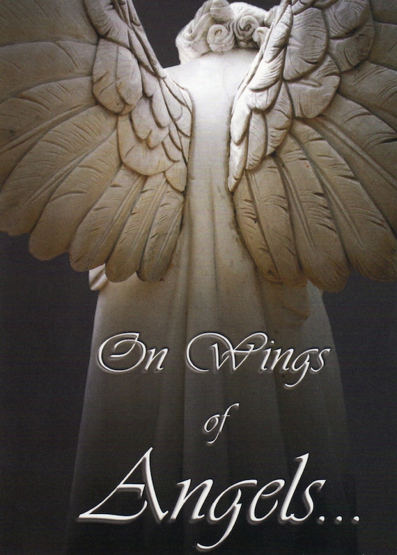 On Wings of Angels (5" x 7" photographic greeting card - blank inside/with envelope)