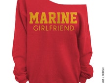 Usmc girlfriend sweatshirt Clearance