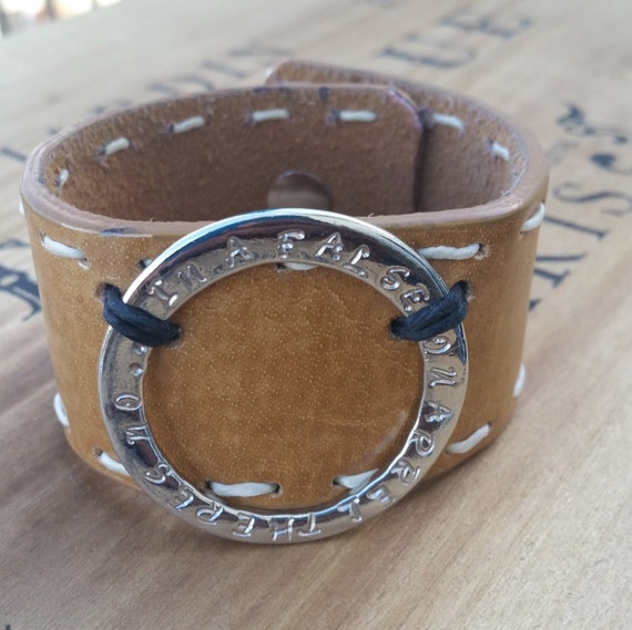 Leather Cuff Womens Leather Cuff Unique Handmade by LiVnSoL