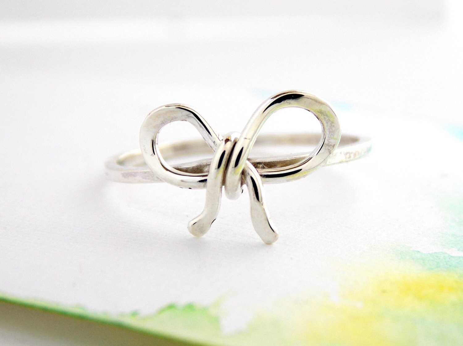 Me Knot Bow Ring sterling silver by RitoOriginals on Etsy