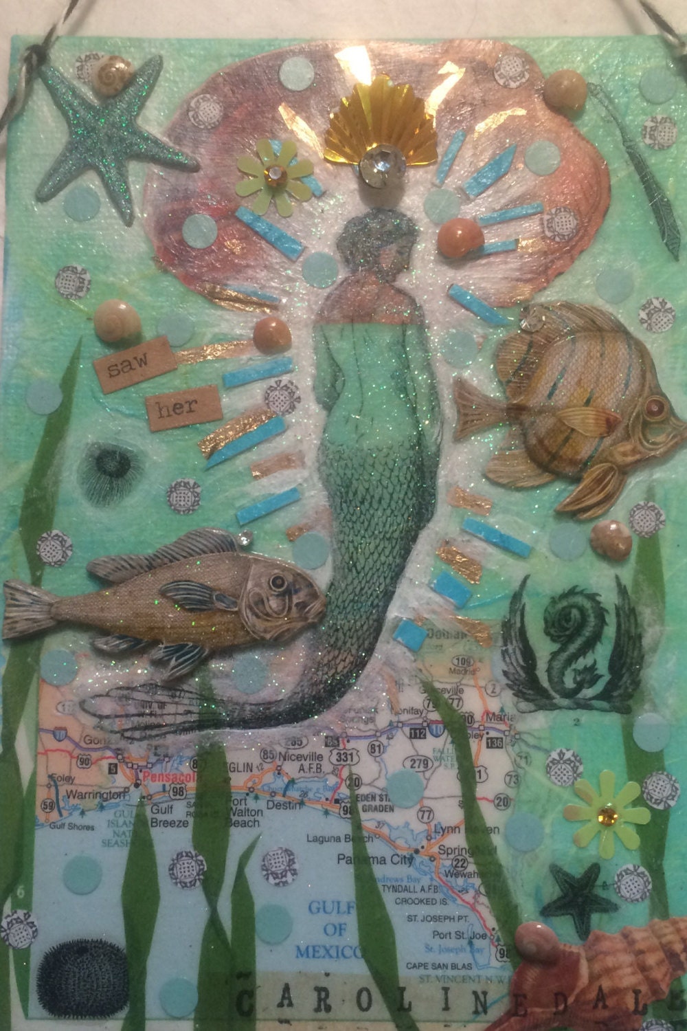 Mermaid Collage By Carolinesdaley On Etsy