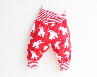 JUNGLE Toddler Baby Boy Girl Harem Pants pattern Pdf sewing, Knit Jersey Woven, Baby Toddler pattern, newborn 3 6-9 12 18m 1 2 3 4 5 years