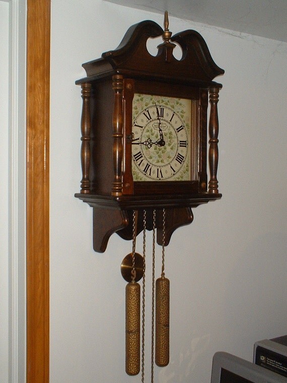 New England Wall Clock Weight Driven German Movement by pbClocks