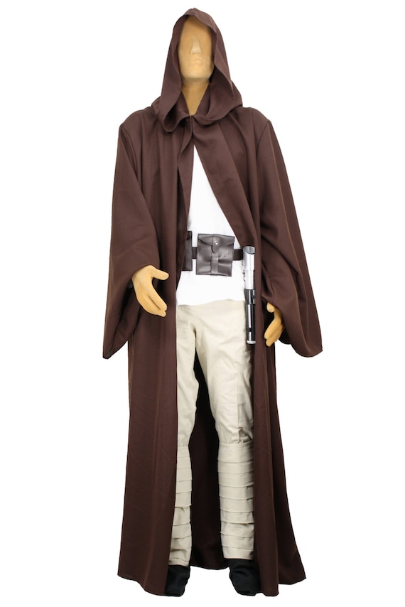 JEDI Obi Wan Wizard Costume CLOAK adult MONK Robe by SkirtStar