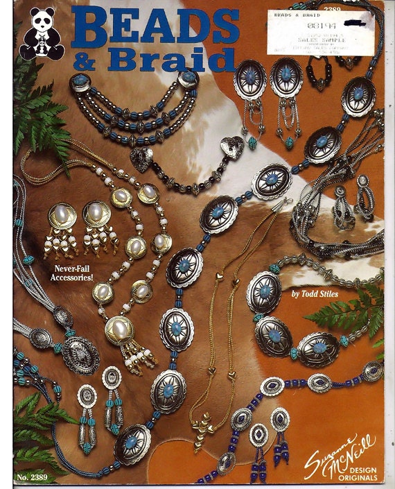 Beads & Braid Jewelry Pattern Book From Suzanne McNeill Design ...
