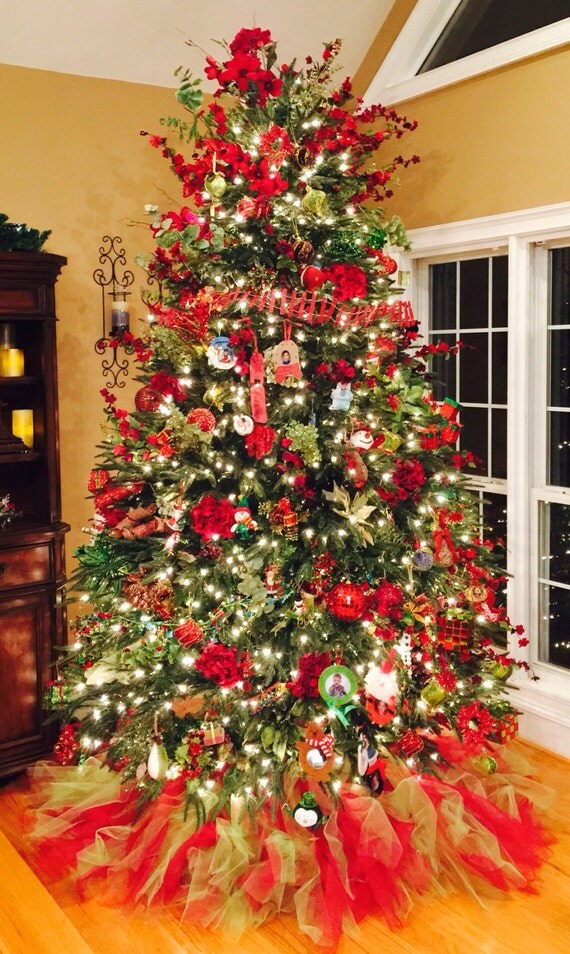 red lime christmas tree skirt red lime christmas tree skirt