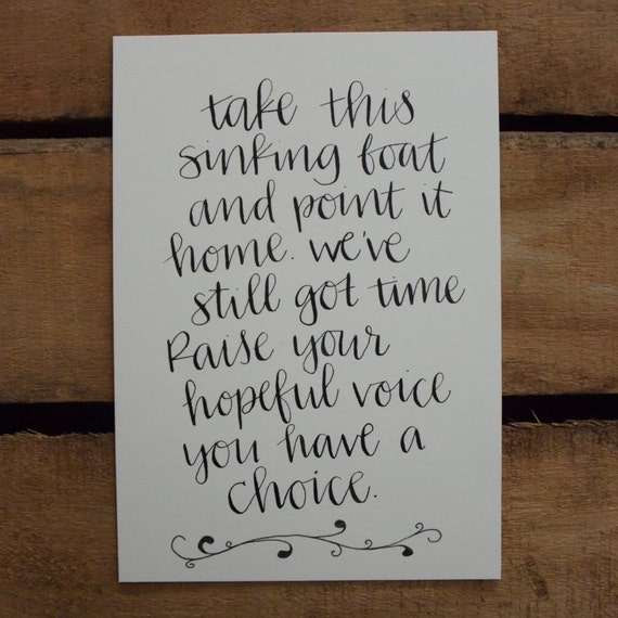 Falling Slowly The Frames Lyrics