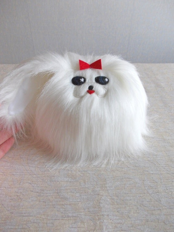 maltese shih tzu plush toy