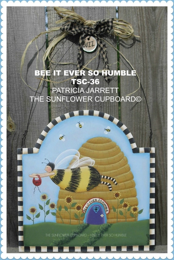 Bee it ever so humble E-PATTERN