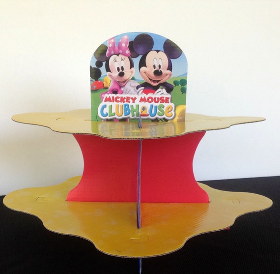 Mickey Mouse Birthday Party Cupcake and Stands | Birthday Wikii