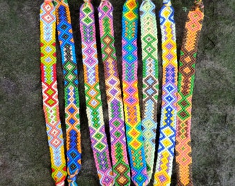 Friendship Bracelets Handmade Arrowhead Pattern by LJKnotShop