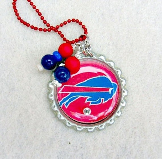Buffalo Bills Football Necklace Buffalo by SportsJewelryStudio