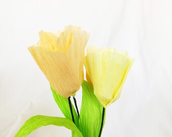 Paper Tulips Spring Flowers Wedding Summer Centerpieces Paper Tulips Spring Flowers Wedding Summer Centerpieces