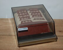 Popular items for rolodex on Etsy